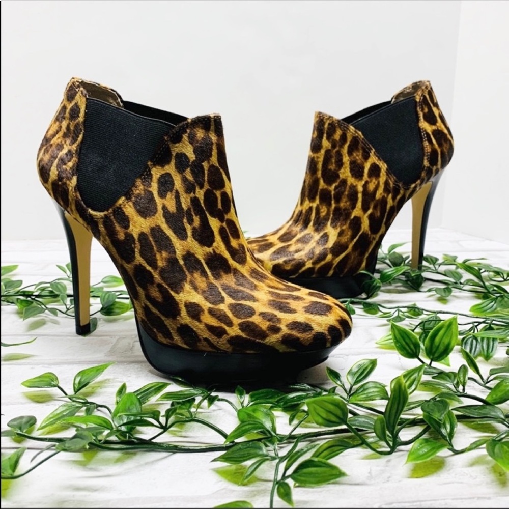 Leopard booties
